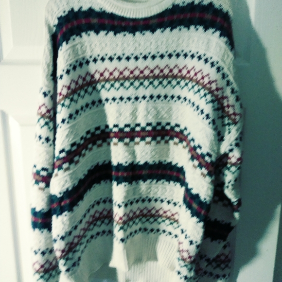 LAKE HARMONY USA COLORFUL SWEATER🌹SIZE L,NICE VINTAGE.🎁 - Picture 4 of 4